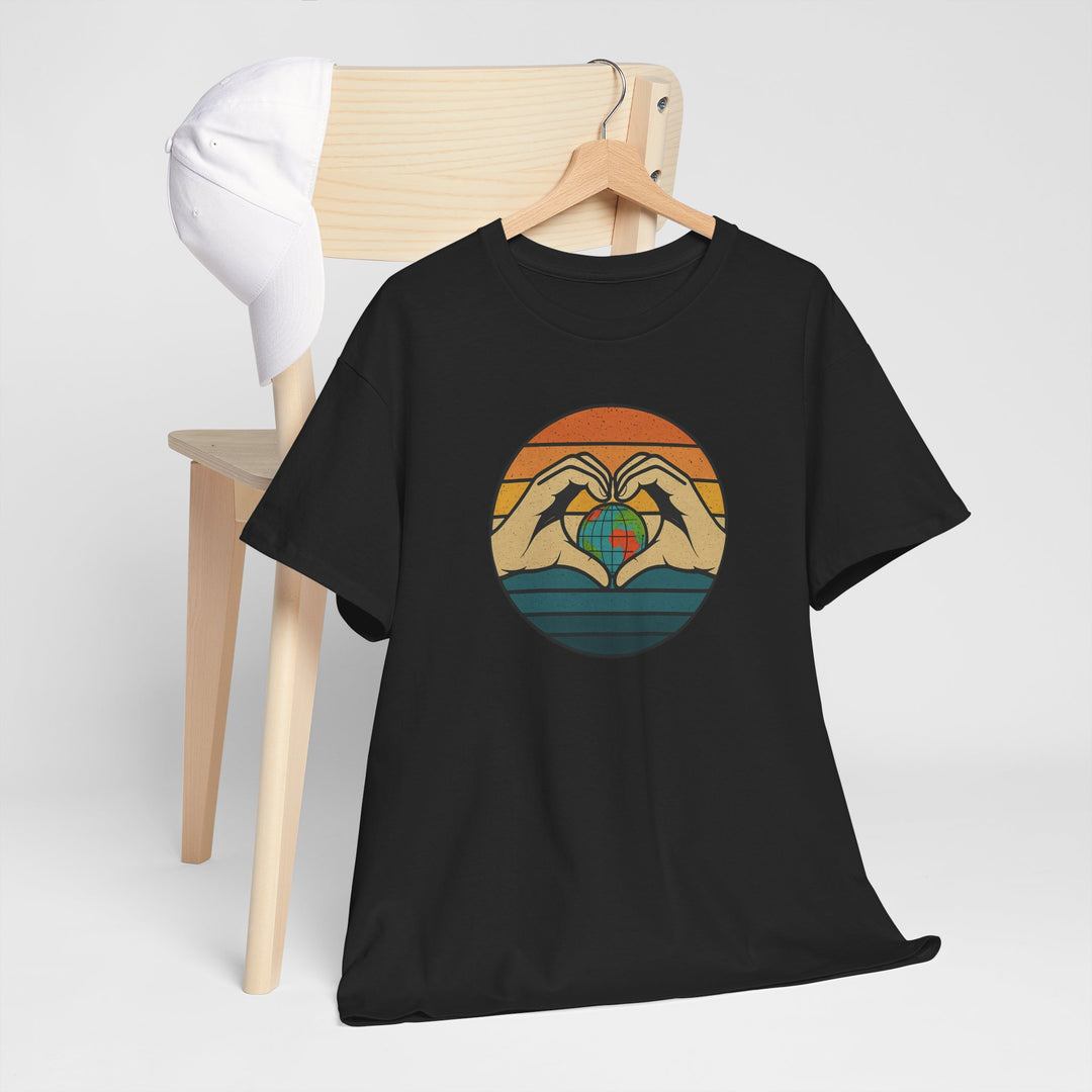 Buy 🌎💚 Show Your Planet Pride with the “Hands Around the World” Tee! | Trendy, Comfortable & Affordable Online