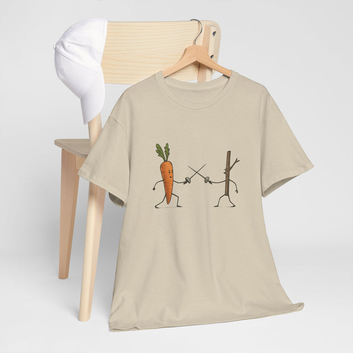 Buy “Carrot vs. Stick” Unisex Tee — Playful, Comfy, and Full of Good Humor | Trendy, Comfortable & Affordable Online