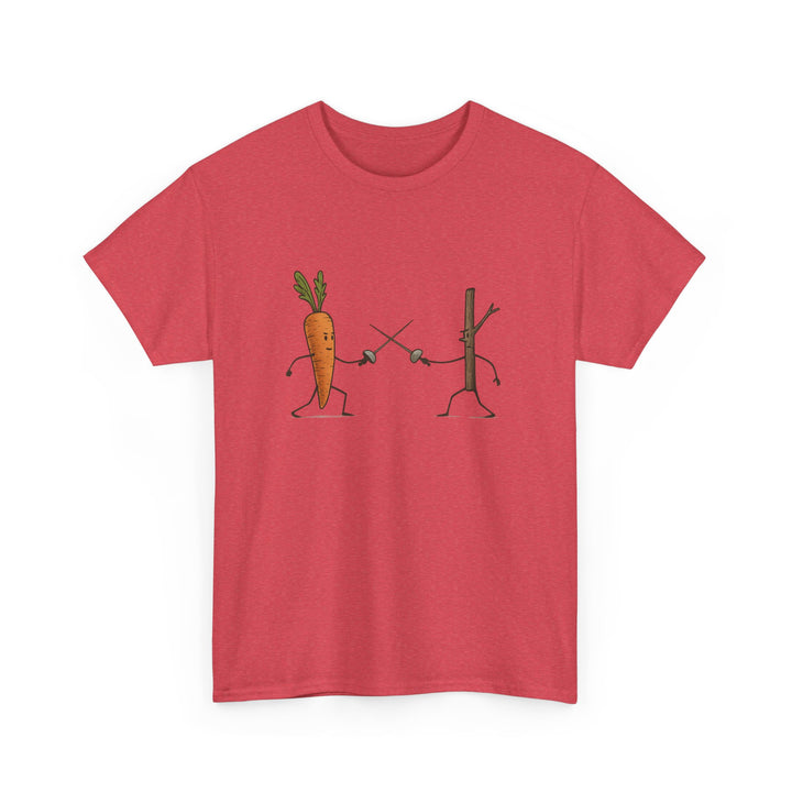 “Carrot vs. Stick” Unisex Tee — Playful, Comfy, and Full of Good Humor
