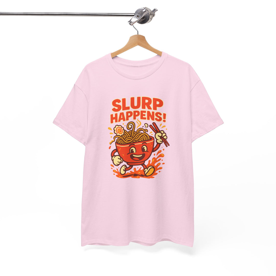 Buy “Slurp Happens” Unisex Tee — Tasty, Witty, and Ready to Noodle Around | Trendy, Comfortable & Affordable Online