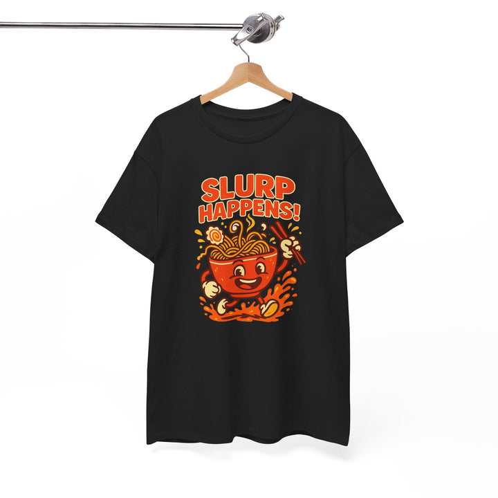 Buy “Slurp Happens” Unisex Tee — Tasty, Witty, and Ready to Noodle Around | Trendy, Comfortable & Affordable Online