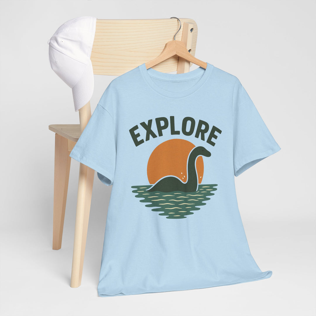 Buy Explore Nessie Tee – Unisex Heavy Cotton Adventure Shirt | Trendy, Comfortable & Affordable Online