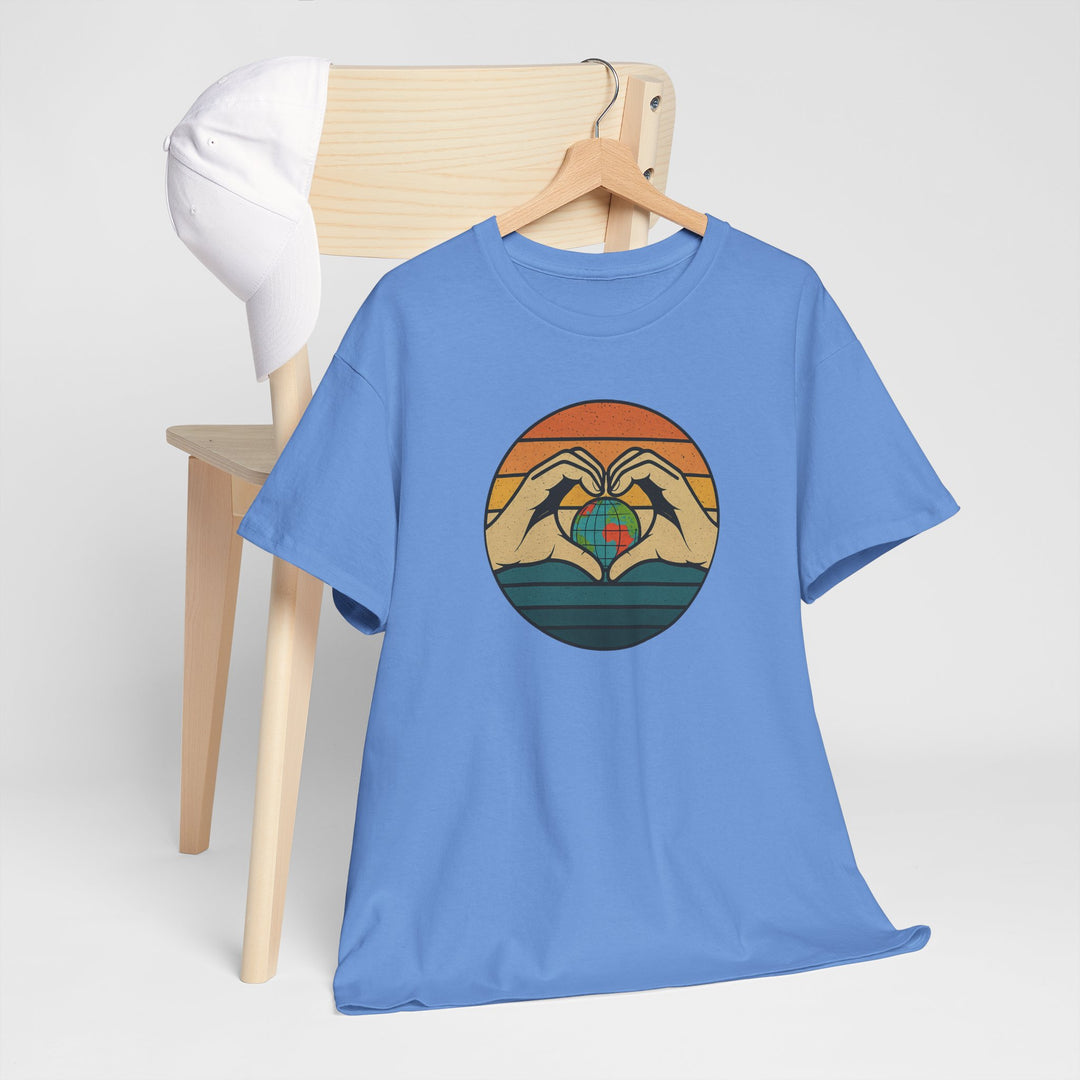 Buy 🌎💚 Show Your Planet Pride with the “Hands Around the World” Tee! | Trendy, Comfortable & Affordable Online