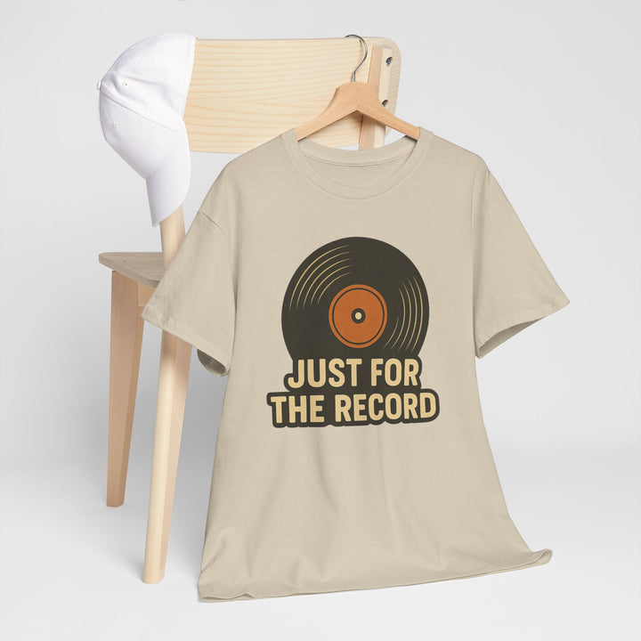 Buy “Just for the Record” Retro Vinyl Tee — Nostalgic, Comfy, and Full of Groove | Trendy, Comfortable & Affordable Online