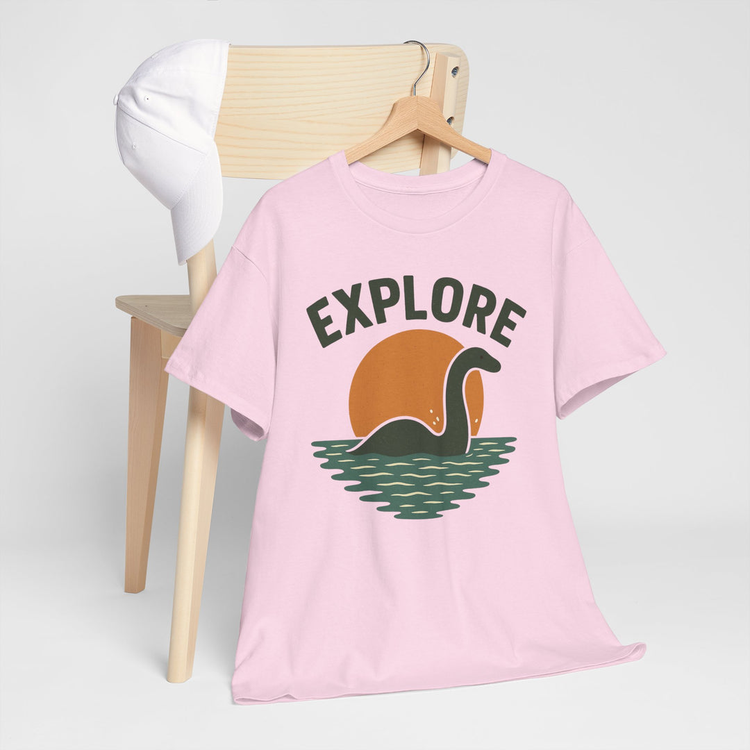 Buy Explore Nessie Tee – Unisex Heavy Cotton Adventure Shirt | Trendy, Comfortable & Affordable Online