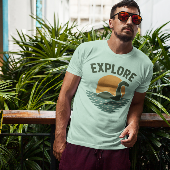 Buy Explore Nessie Tee – Unisex Heavy Cotton Adventure Shirt | Trendy, Comfortable & Affordable Online