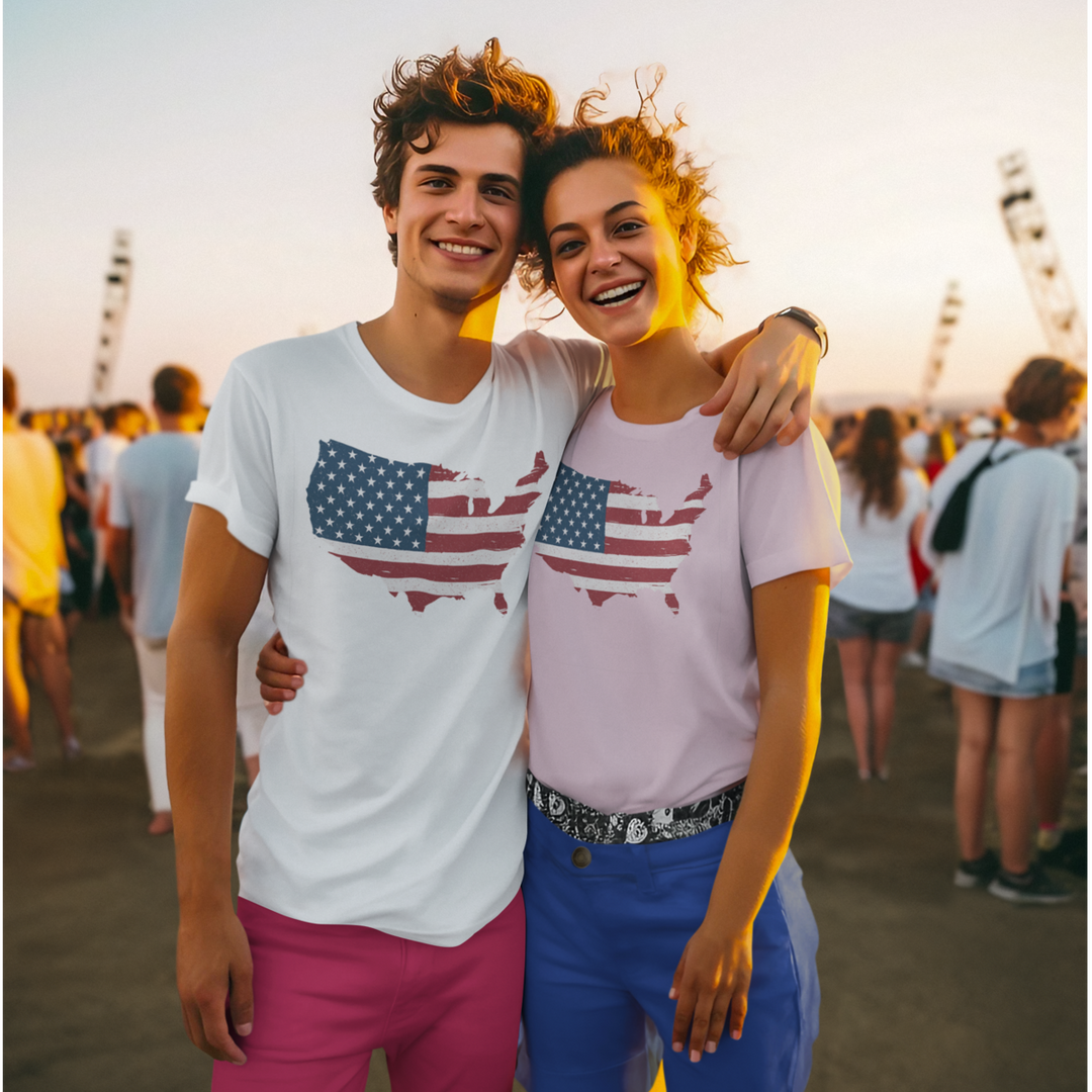 Buy “Vintage USA Flag” Unisex Tee — Timeless, Patriotic, and Ultra-Comfy | Trendy, Comfortable & Affordable Online