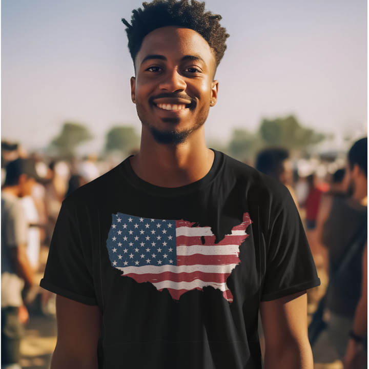 Buy “Vintage USA Flag” Unisex Tee — Timeless, Patriotic, and Ultra-Comfy | Trendy, Comfortable & Affordable Online