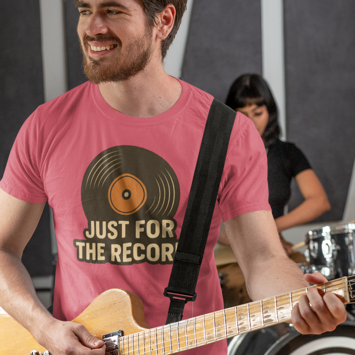 Buy “Just for the Record” Retro Vinyl Tee — Nostalgic, Comfy, and Full of Groove | Trendy, Comfortable & Affordable Online