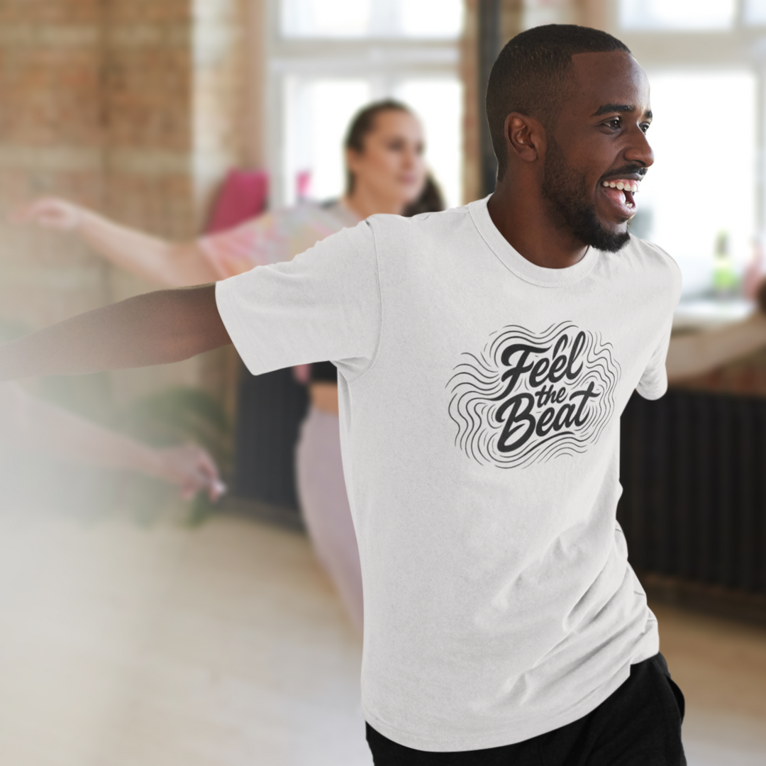 Buy “Feel the Beat” Unisex Tee — Rhythmic, Relaxed, and Full of Vibe | Trendy, Comfortable & Affordable Online