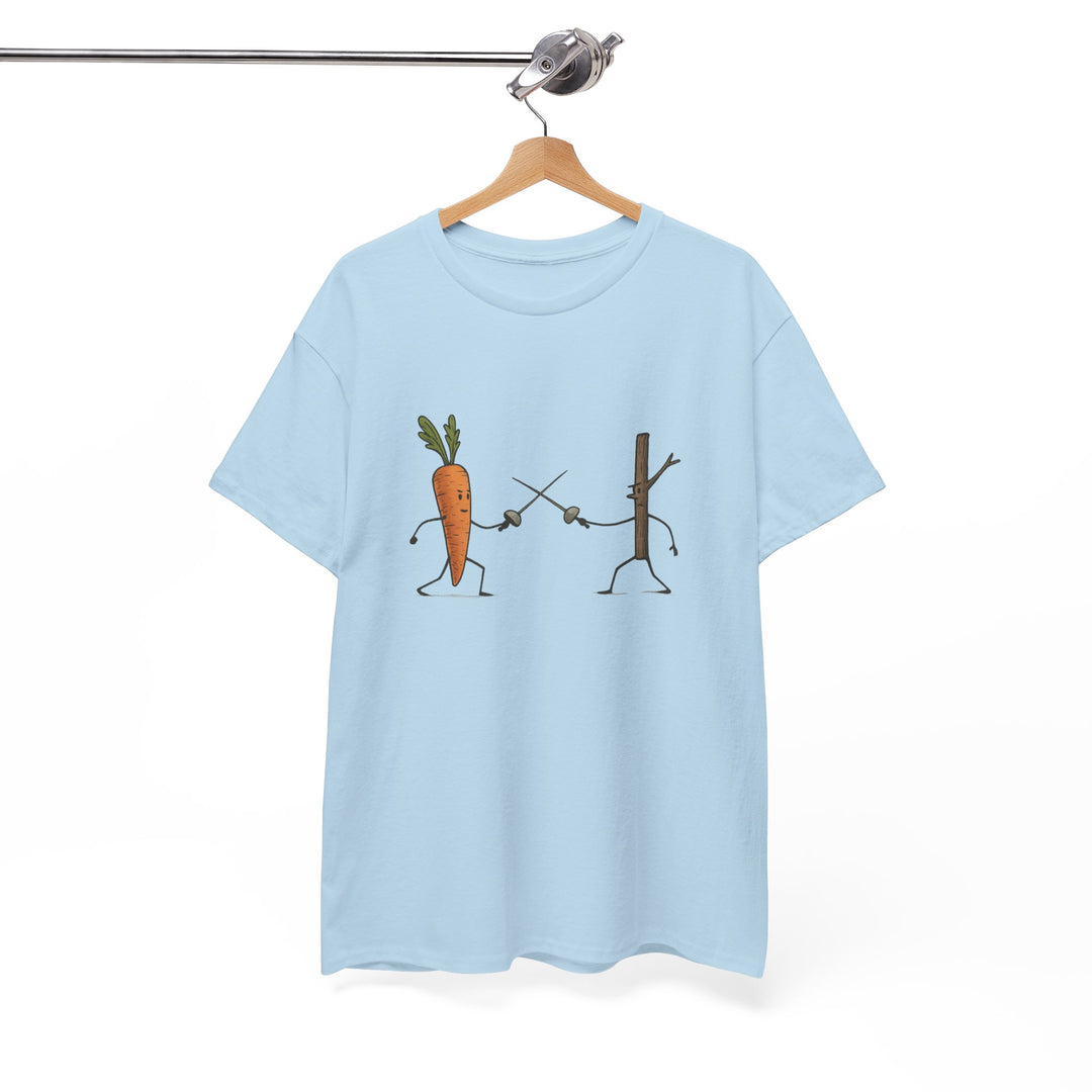 Buy “Carrot vs. Stick” Unisex Tee — Playful, Comfy, and Full of Good Humor | Trendy, Comfortable & Affordable Online