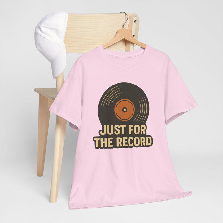 Buy “Just for the Record” Retro Vinyl Tee — Nostalgic, Comfy, and Full of Groove | Trendy, Comfortable & Affordable Online