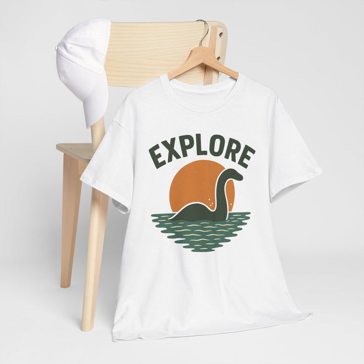 Buy Explore Nessie Tee – Unisex Heavy Cotton Adventure Shirt | Trendy, Comfortable & Affordable Online