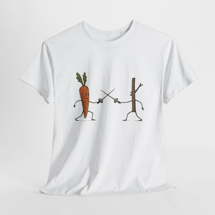 Buy “Carrot vs. Stick” Unisex Tee — Playful, Comfy, and Full of Good Humor | Trendy, Comfortable & Affordable Online