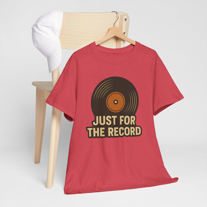 Buy “Just for the Record” Retro Vinyl Tee — Nostalgic, Comfy, and Full of Groove | Trendy, Comfortable & Affordable Online